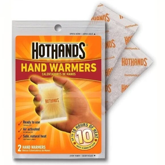 2 Packs HotHands Hand Warmers & 2 Packs HotHands Toe Warmers Ready to Use - Picture 2 of 6